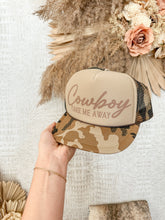 Load image into Gallery viewer, Cowboy Take Me Away Trucker Hat
