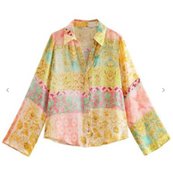 Load image into Gallery viewer, Sunny Bell Sleeve Blouse
