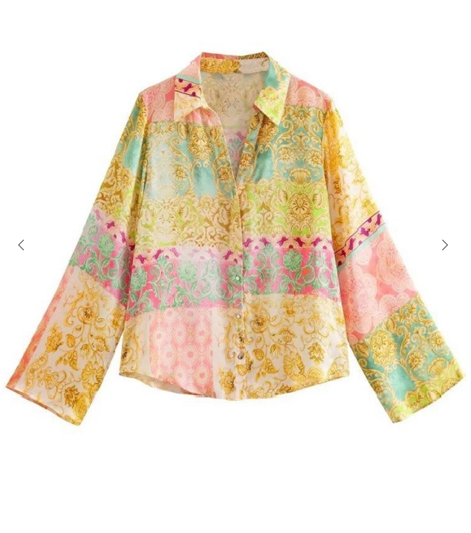 Sunny Bell Sleeve Blouse