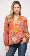 Load image into Gallery viewer, Lucky Orange Blouse
