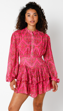 Load image into Gallery viewer, Hot Pink Floral Dress
