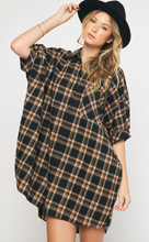 Load image into Gallery viewer, Fall In Love Plaid Dress
