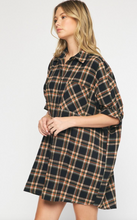 Load image into Gallery viewer, Fall In Love Plaid Dress
