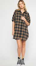 Load image into Gallery viewer, Fall In Love Plaid Dress
