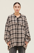 Load image into Gallery viewer, Natural Plaid Button Down
