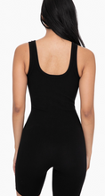 Load image into Gallery viewer, Black Ribbed Romper
