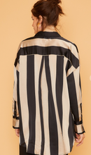 Load image into Gallery viewer, Grace Striped Satin Blouse
