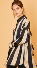 Load image into Gallery viewer, Grace Striped Satin Blouse
