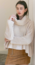 Load image into Gallery viewer, Almond Knit Oversized Sweater
