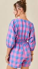 Load image into Gallery viewer, Puff Sleeve Patch Romper
