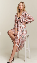 Load image into Gallery viewer, Pink Paisley Maxi Dress
