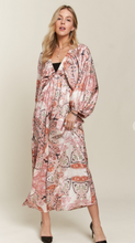 Load image into Gallery viewer, Pink Paisley Maxi Dress
