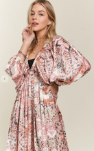 Load image into Gallery viewer, Pink Paisley Maxi Dress
