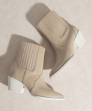 Load image into Gallery viewer, Paneled Western Bootie
