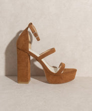 Load image into Gallery viewer, Raelynn - Suede Platform Heels
