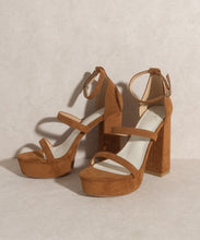 Load image into Gallery viewer, Raelynn - Suede Platform Heels
