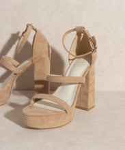 Load image into Gallery viewer, Raelynn - Suede Platform Heels
