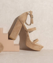 Load image into Gallery viewer, Raelynn - Suede Platform Heels
