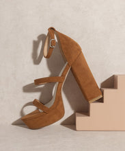 Load image into Gallery viewer, Raelynn - Suede Platform Heels
