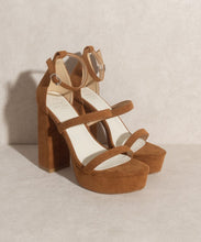 Load image into Gallery viewer, Raelynn - Suede Platform Heels
