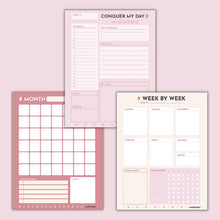 Load image into Gallery viewer, Conquer My Day Planner Sheets
