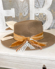 Load image into Gallery viewer, Taupe Wool Felt Hat
