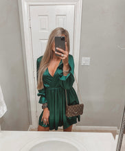 Load image into Gallery viewer, Green Silk Dress
