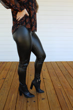 Load image into Gallery viewer, High Waist Leather Leggings
