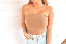 Load image into Gallery viewer, Nude Sleeveless Basic Crop Top

