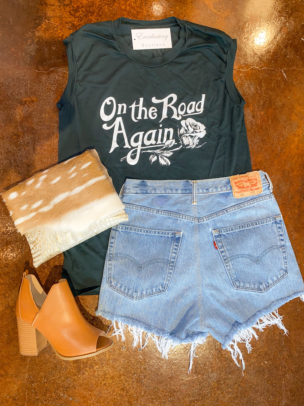 On The Road Again Muscle Tee