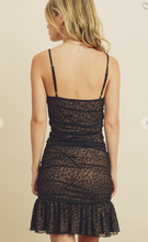 Load image into Gallery viewer, Black Leopard Dress
