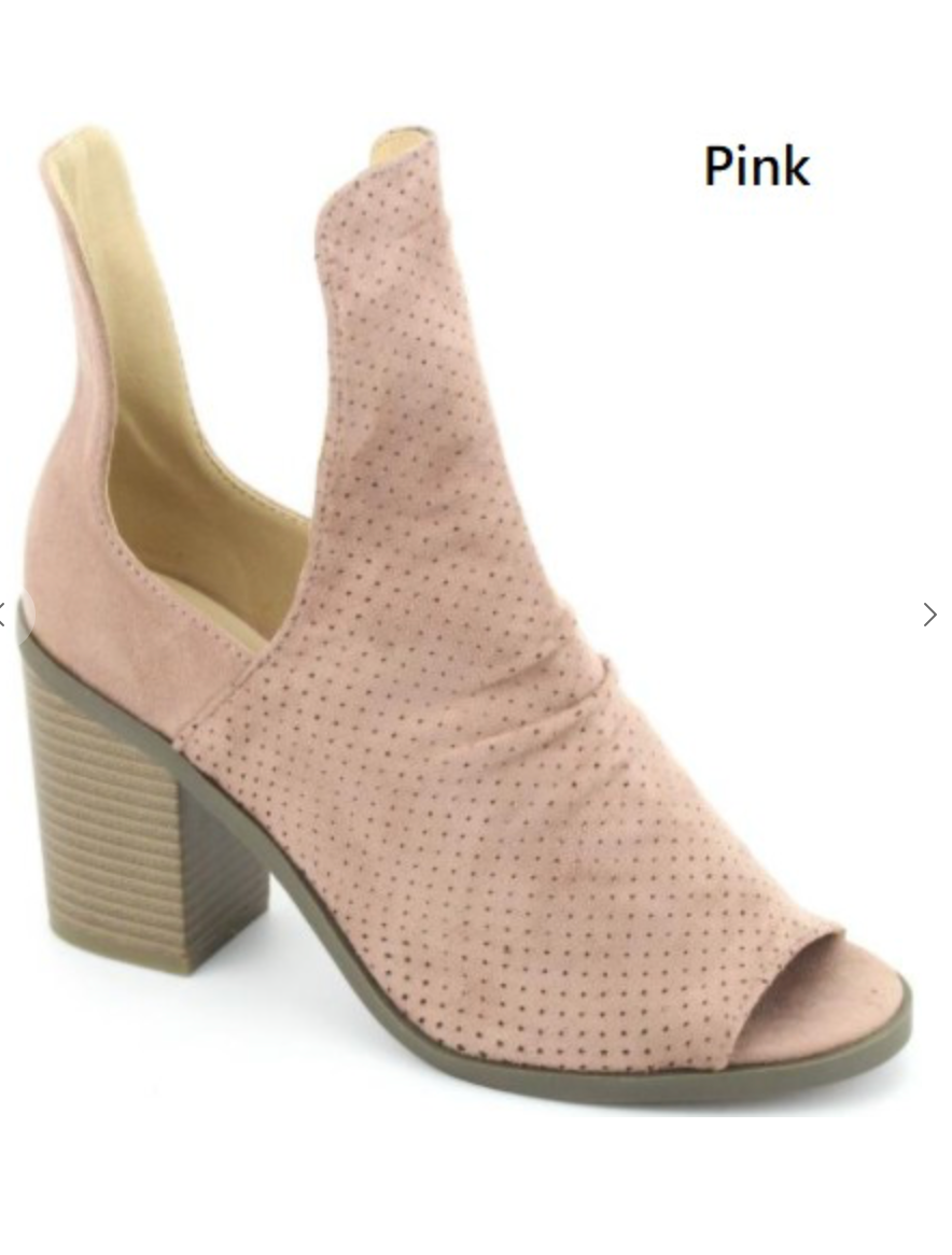 Pink Spring Bootie