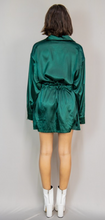 Load image into Gallery viewer, Hunter Green Silk Dress
