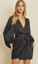 Load image into Gallery viewer, Satin Black Dress
