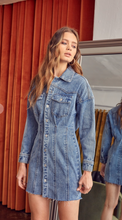 Load image into Gallery viewer, Rodeo Denim Dress
