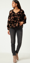 Load image into Gallery viewer, Velvet Floral Top
