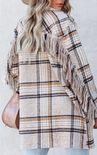 Load image into Gallery viewer, Fringe Plaid Flannel
