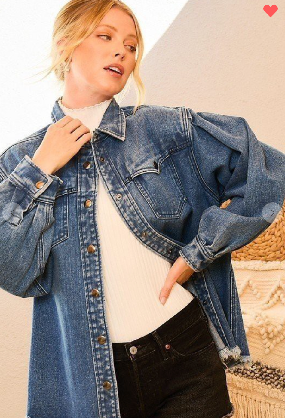 Denim Shacket