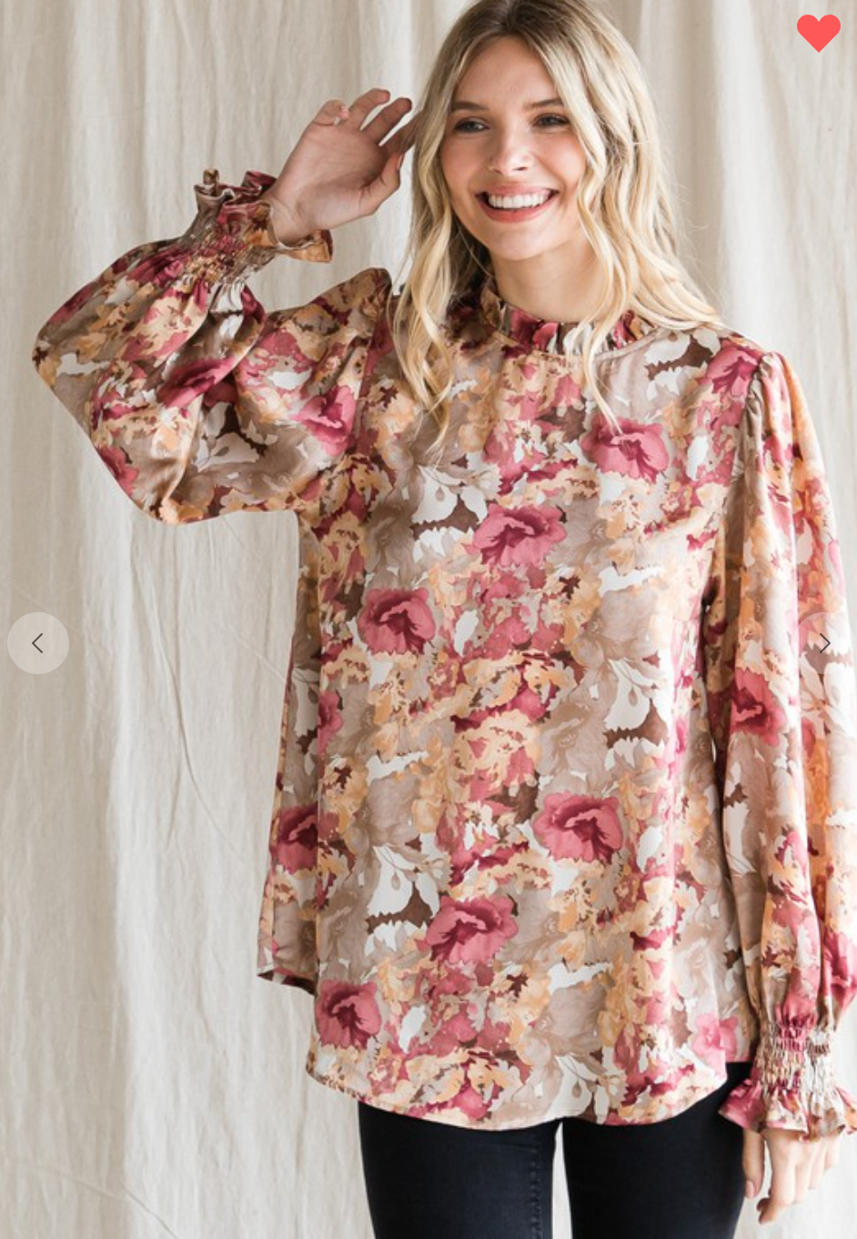 Mulberry Floral Blouse