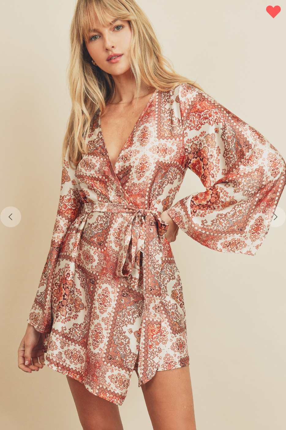 Paisley Scarf Dress