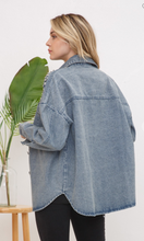 Load image into Gallery viewer, Studded Denim Shacket
