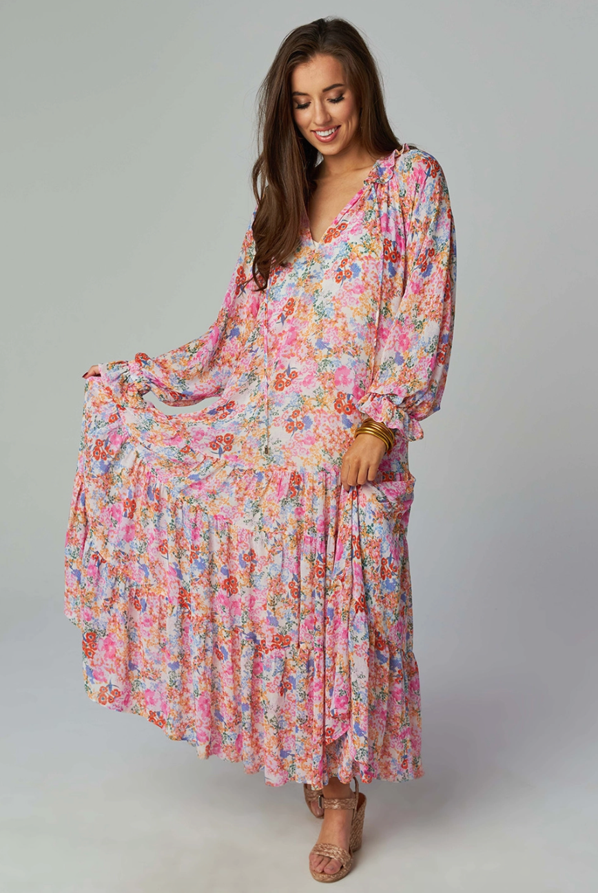 Flirty Floral Maxi Dress