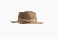 Load image into Gallery viewer, Taupe Wool Felt Hat
