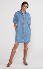 Load image into Gallery viewer, Distressed Denim Dress
