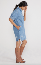 Load image into Gallery viewer, Distressed Denim Dress
