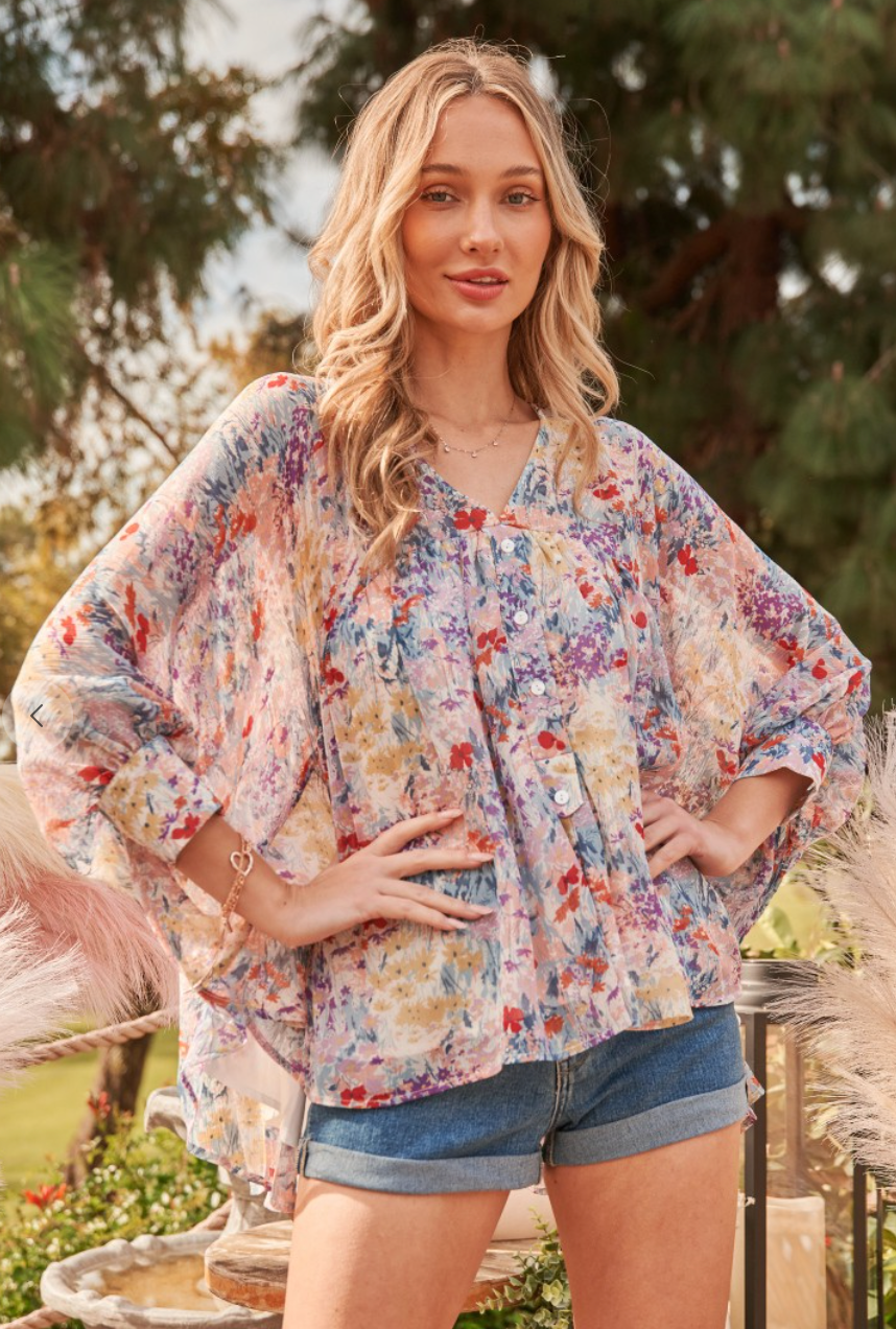 May Floral Blouse