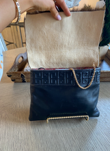 Load image into Gallery viewer, Black Axis Crossbody Purse/ Clutch
