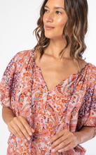 Load image into Gallery viewer, Paisley Bohemian Ballon Sleeve Blouse
