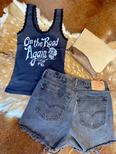 Load image into Gallery viewer, On The Road Again Lace Tank
