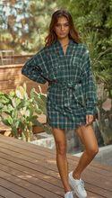 Load image into Gallery viewer, Green Plaid Dress
